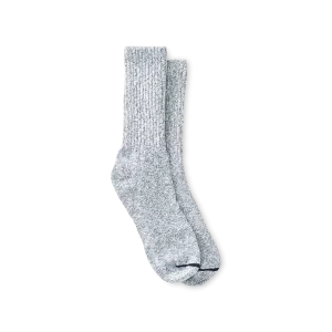 Cotton Blend Ragg Crew  Unisex Cotton Blend Ragg Crew Socks in Carolina Blue/Navy/White Cotton Blend
