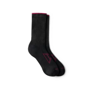 Performance Work Women's Light Weight Crew  Unisex CoolMax&reg; Blend Crew Sock in Black