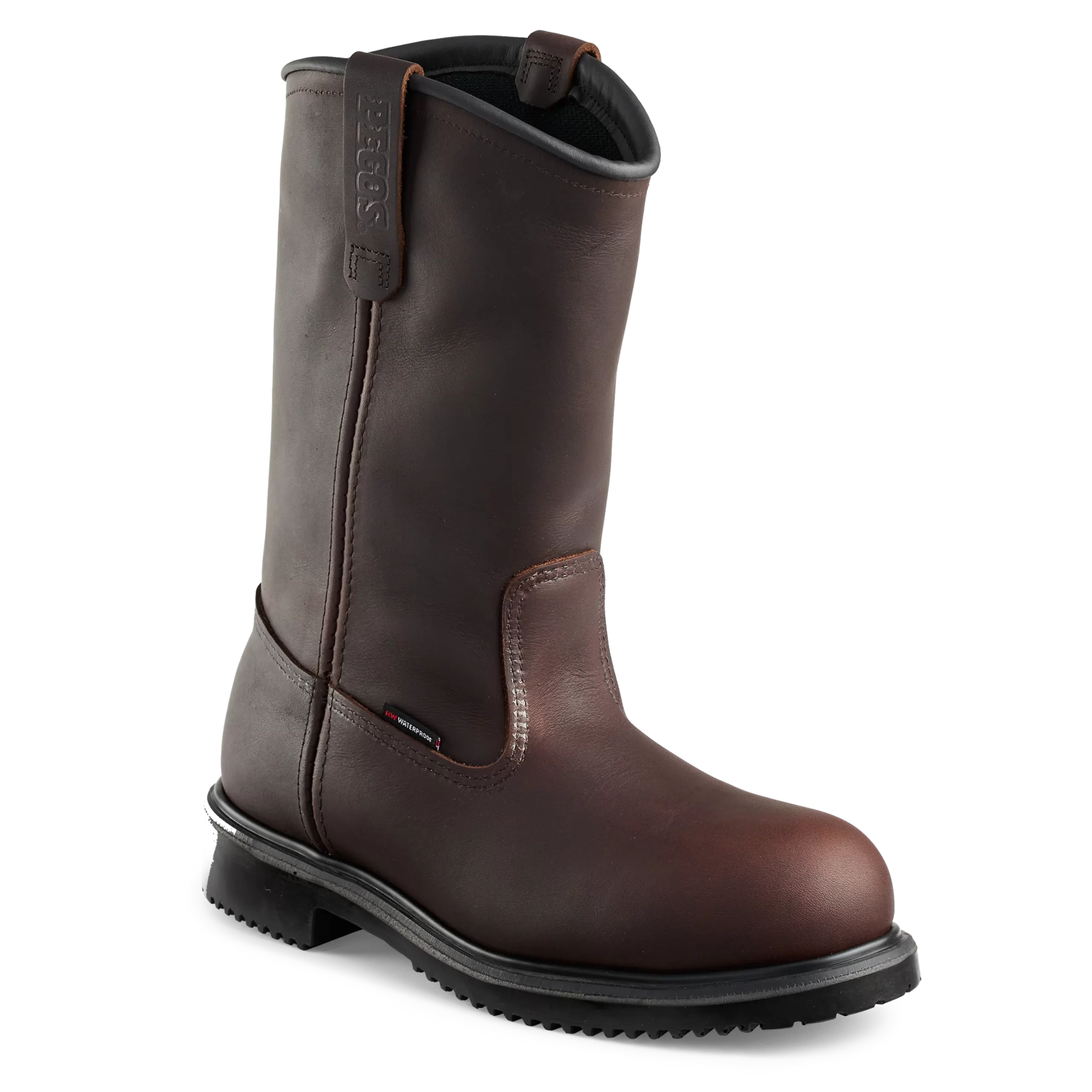 SuperSole® Men's 11-inch Waterproof Safety Toe Pull-On Boot