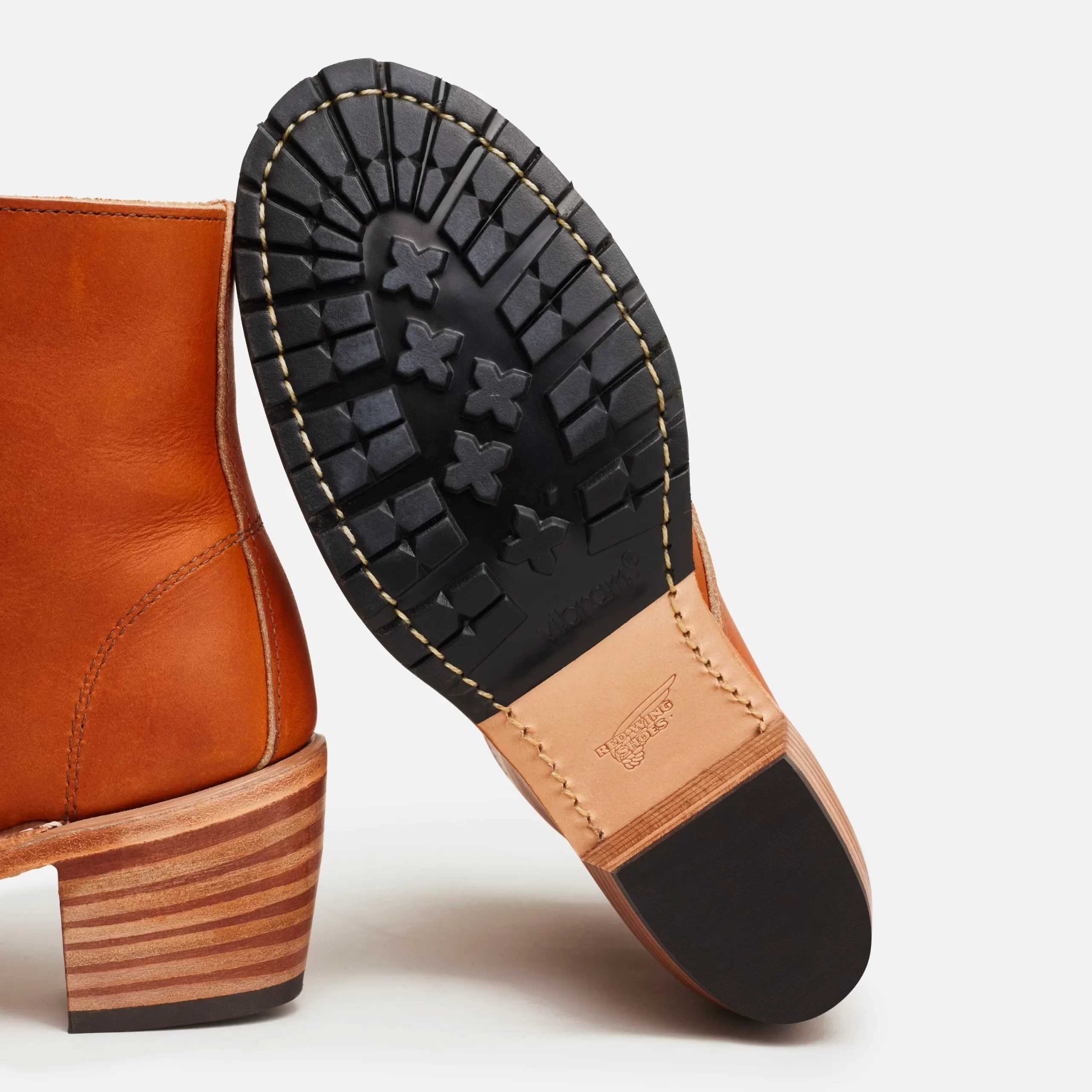 Clara Women's Heeled Boot in Oro Legacy Leather - Image 5