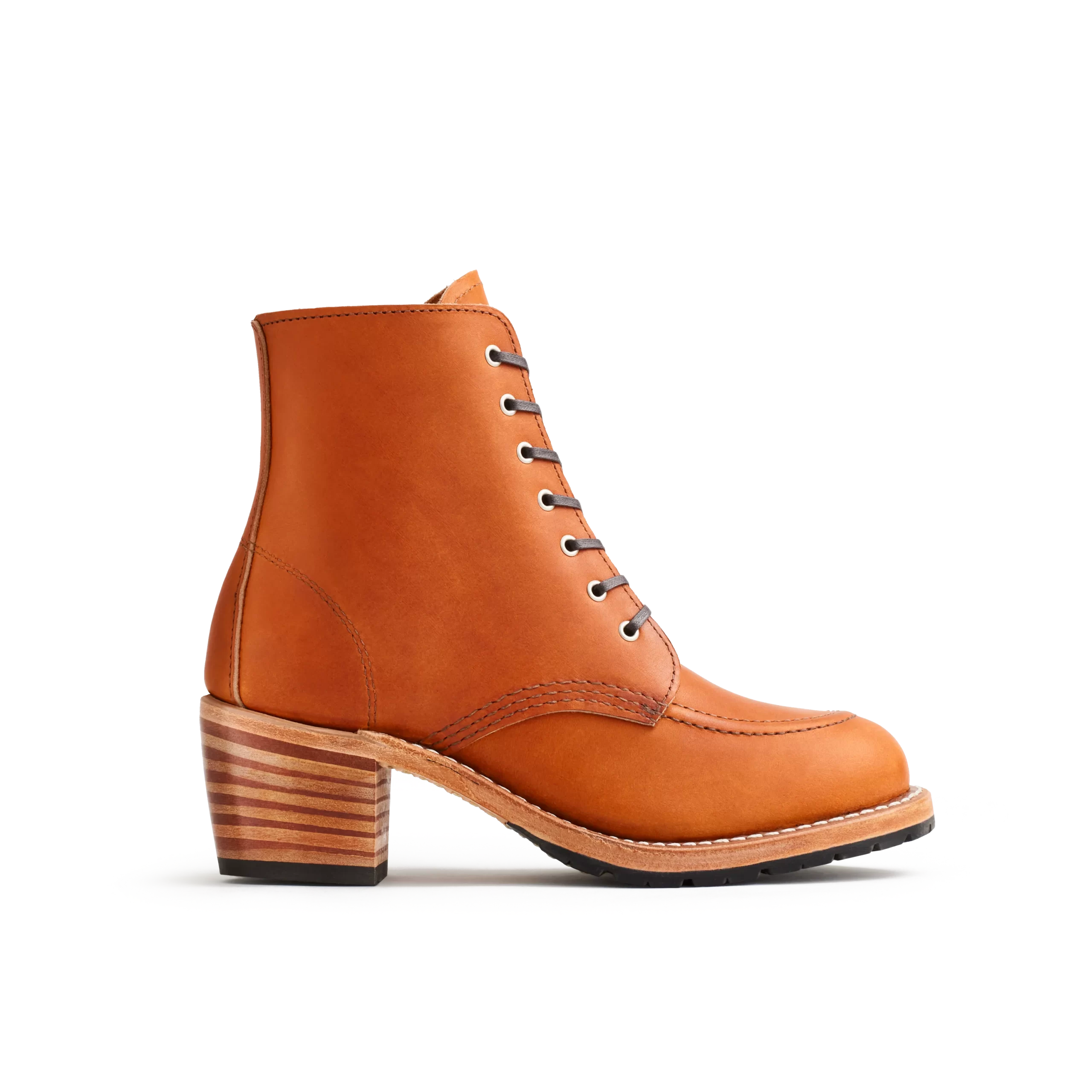 Clara Women's Heeled Boot in Oro Legacy Leather