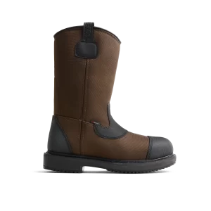 MaxBond  Men's 11-inch Waterproof Safety Toe Pull-On Boot