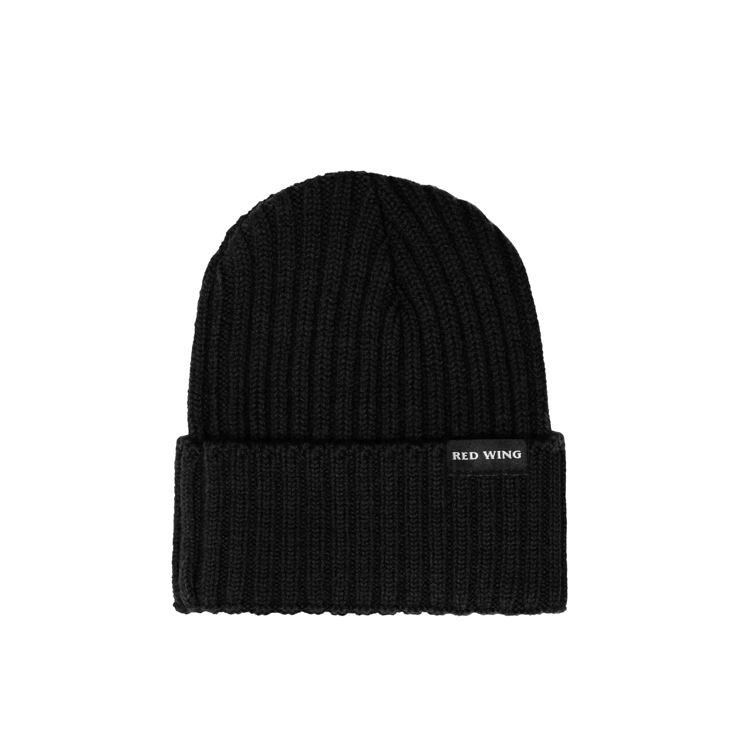 Shaniko Wool Rib Hat  Unisex Wool Hat in Black