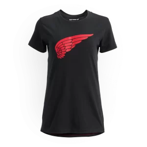 Short Sleeve Wing T-Shirt  Women's Short Sleeve Tee in Black