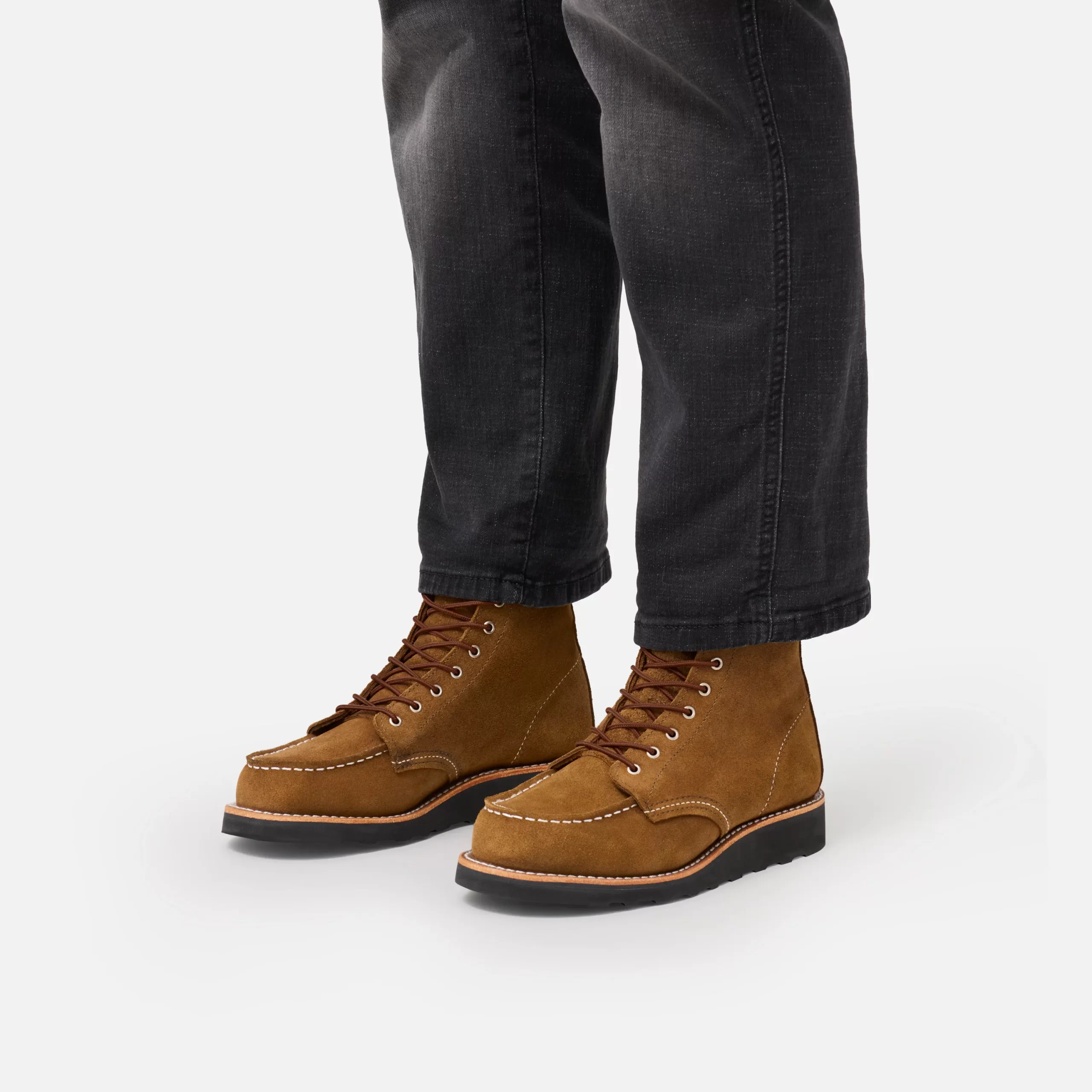 Classic Moc® Women's Short Boot in Clove Acampo Leather - Image 2