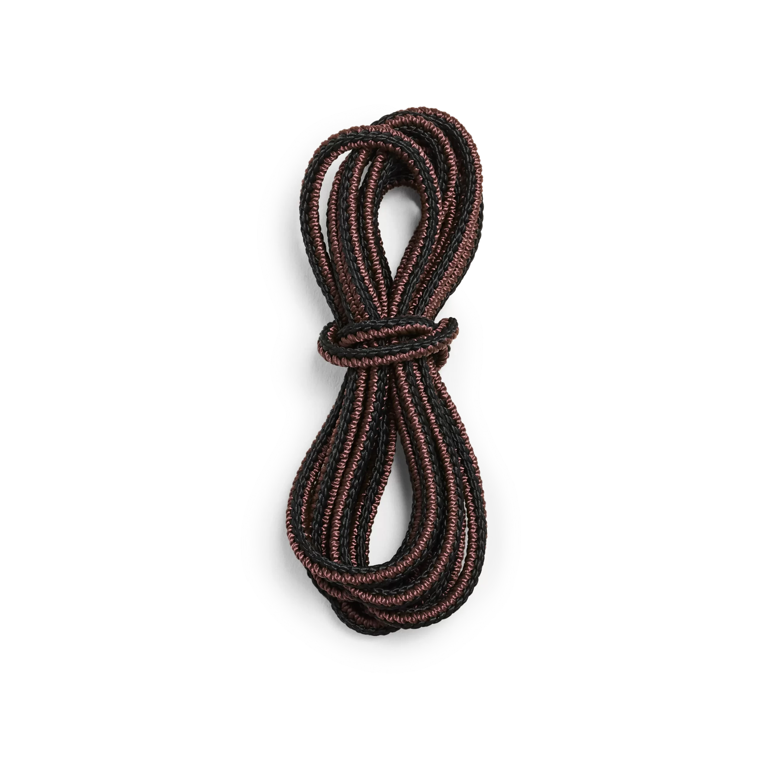 Braided Taslan 63” Laces Boot Laces in Black/Brown