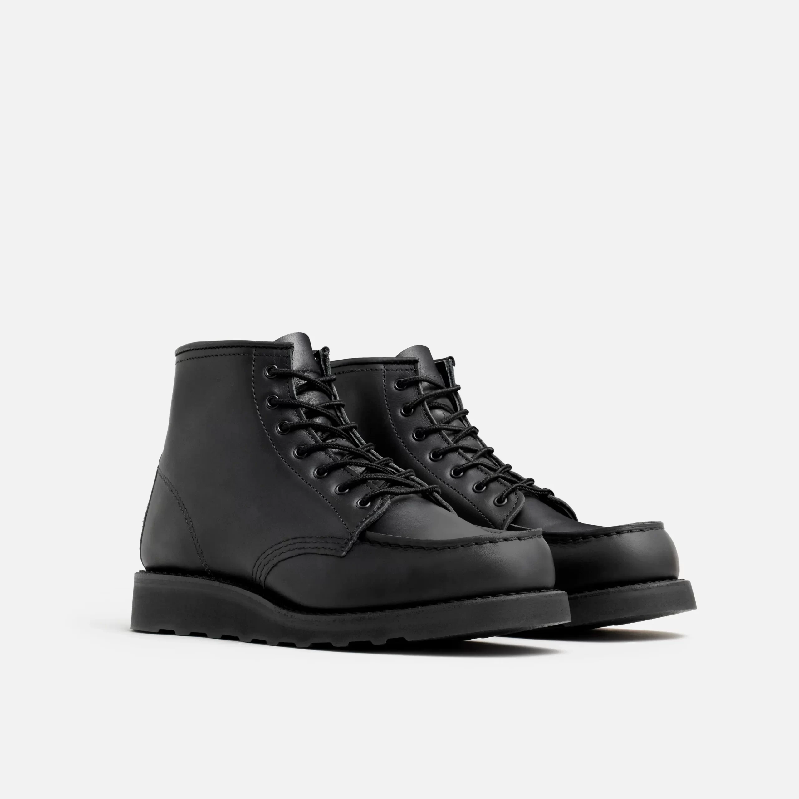 Classic Moc&reg;  Women's Short Boot in Black Boundary Leather - Image 3