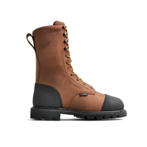 TruWelt  Men's 10-inch Waterproof Safety Toe Metguard Boot