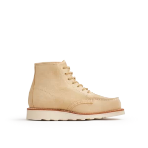 Classic Moc&reg;  Women's Short Boot in Cream Abilene Leather