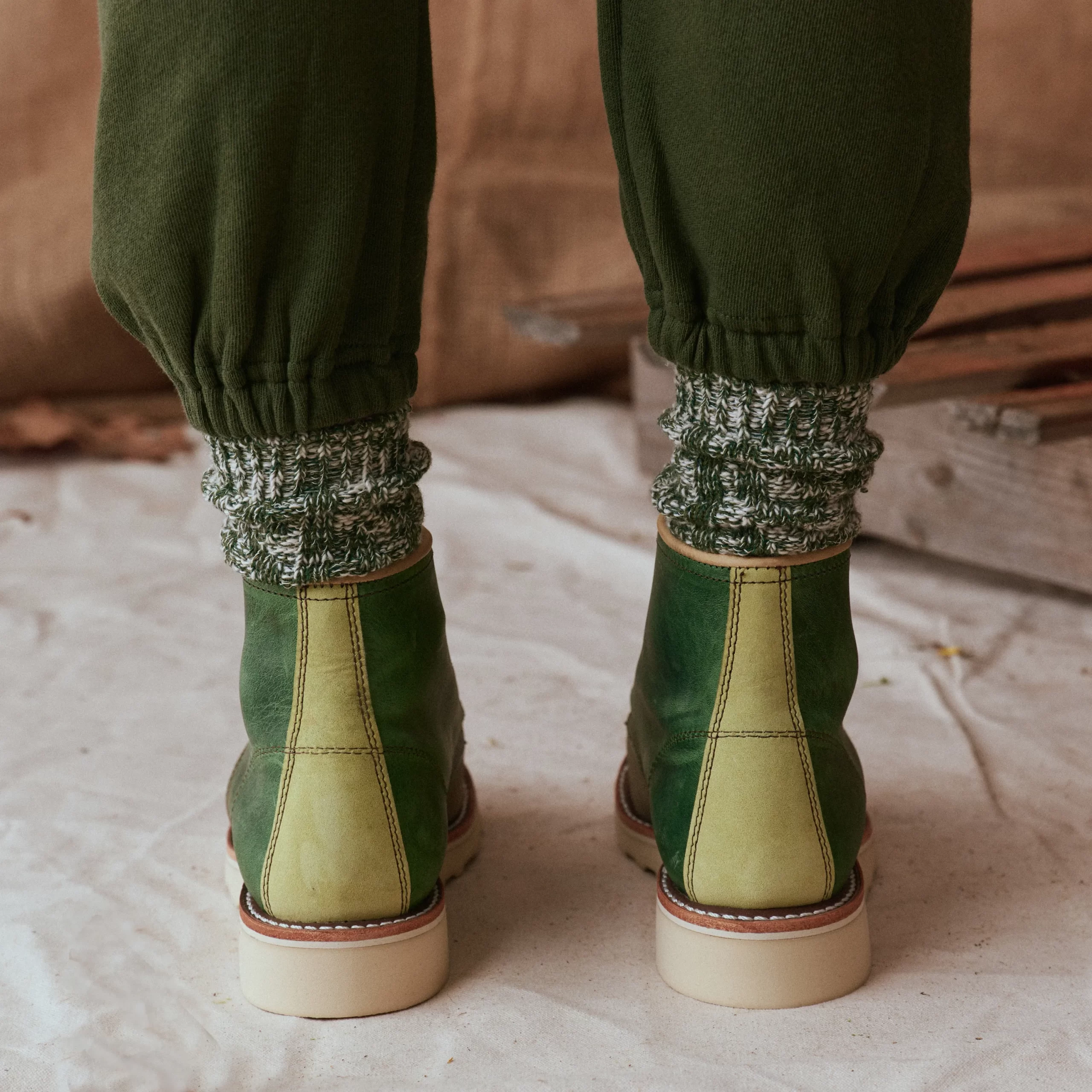 Classic Moc&reg; & THE GREAT.  Women's Short Boot in Multi Army - Image 6