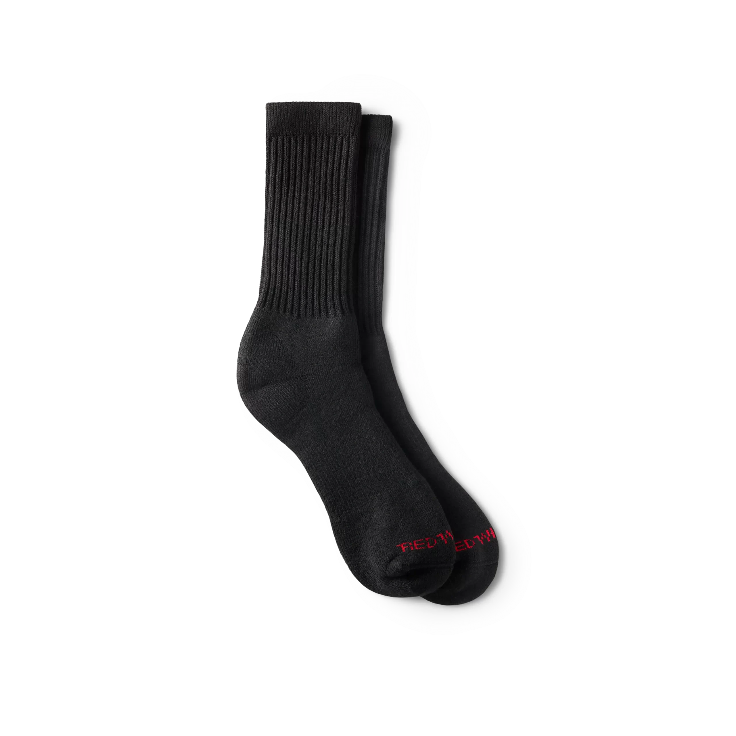 Performance Work Medium Weight Crew Unisex Acrylic Blend Crew Sock in Black