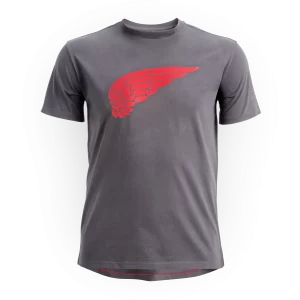 Short Sleeve Wing T-Shirt  Men's Short Sleeve Tee in Dark Gray