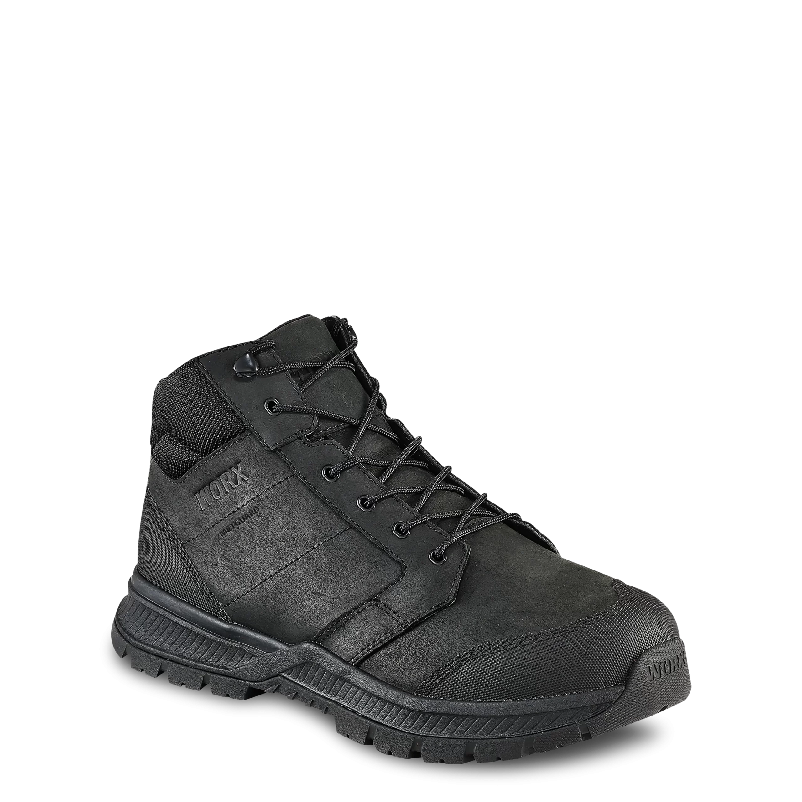 Carbide Men's 5-Inch Leather Safety Toe Hiker Boot