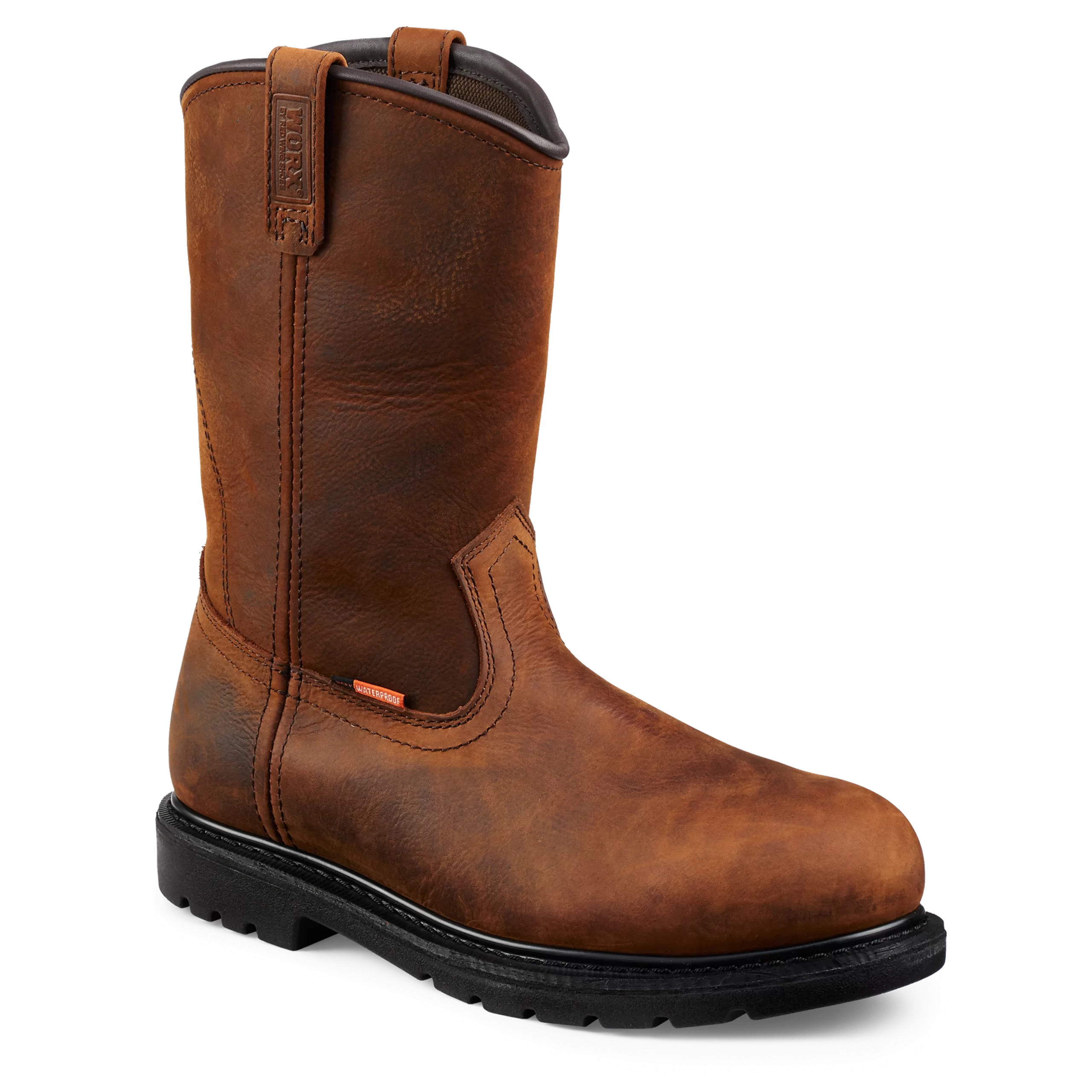 Truss Men's 10-inch Waterproof Safety Toe Pull-On Boot