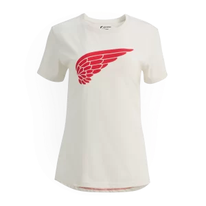 Short Sleeve Wing T-Shirt  Women's Short Sleeve Tee in White